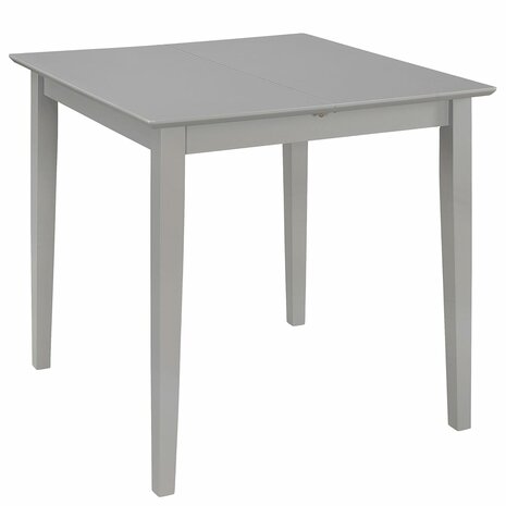 Eethoek Wilma 4 stoelen met tafel grijs uitschuifbaar