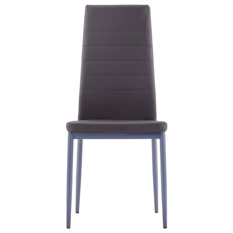 Eethoek Manders grijs 105x60cm met 4 stoelen