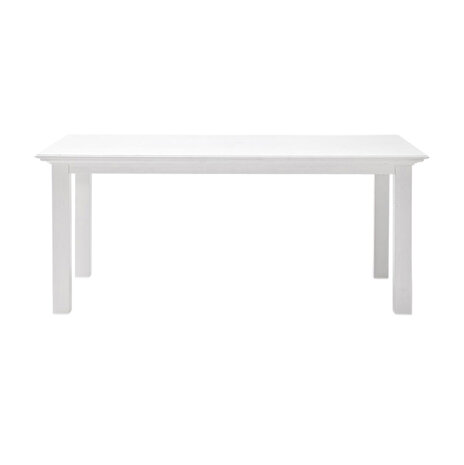 Eettafel wit hout 160cm Wittevilla