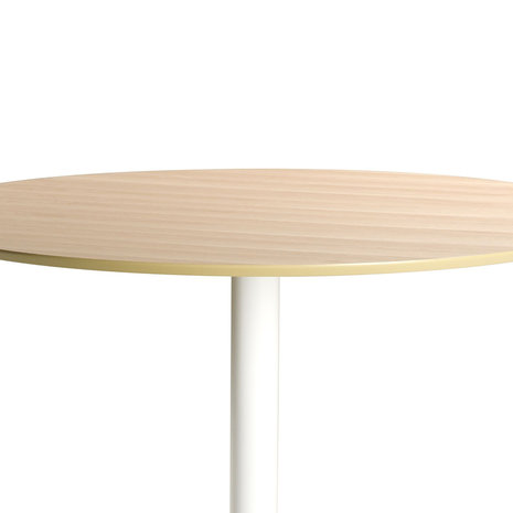 Eettafel Tulp rond eiken met witte voet