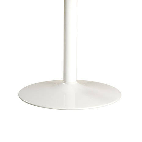 Eettafel Tulp rond eiken met witte voet