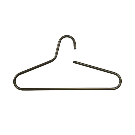 Meubelen-Online Kleerhangers zwart metaal design set 5 stuks blacksmith