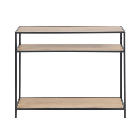 Meubelen-Online - Sidetable Honkytonk wild eiken wandtafel vooraanzicht