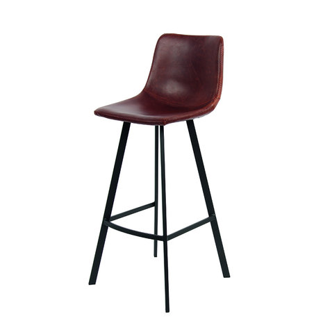 Meubelen-Online - Counter chair Tonnie set 2 krukken bruin