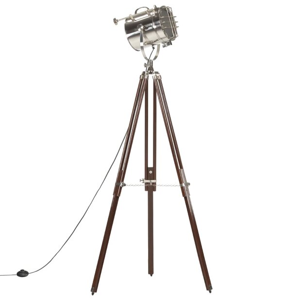 Meubelen-Online - Vloerlamp driepoot 180 cm massief mangohout