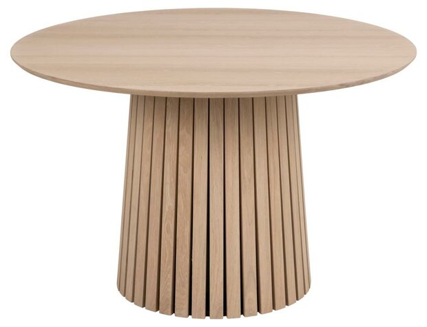 Eettafel Aylva rond 120 cm eiken naturel