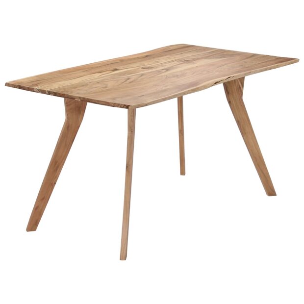 Eettafel Wald 140x80x76 cm massief acaciahout
