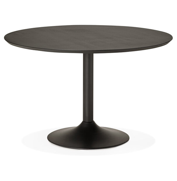Eettafel Chef Met Zwarte Essenhouten Afwerking - rond &Oslash; 120 Cm