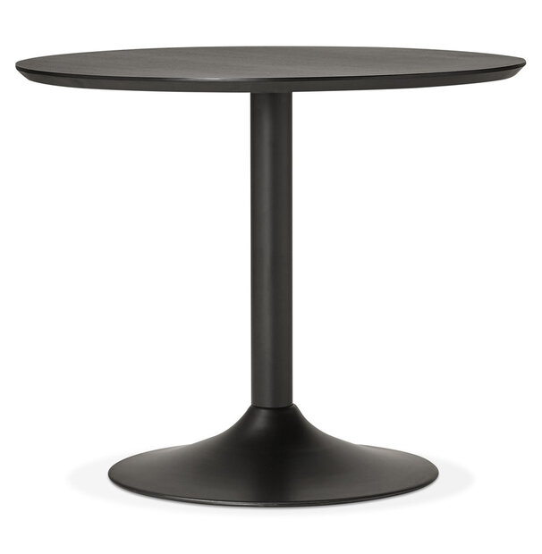 Eettafel Chef Zwart essen - rond &Oslash; 90 Cm