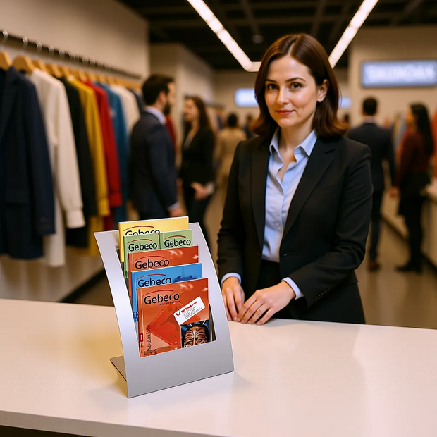 Kerkmann - Folderhouder Counter 5 vak tafel display