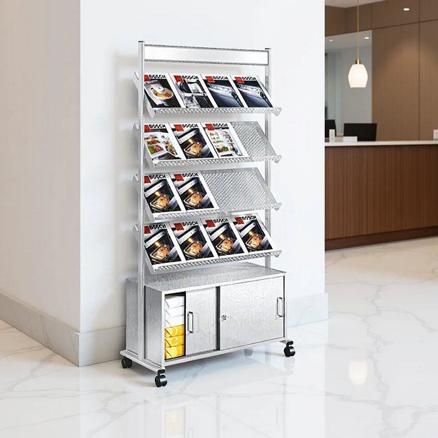 Kerkmann- Folderhouder Prospect display met opbergruimte