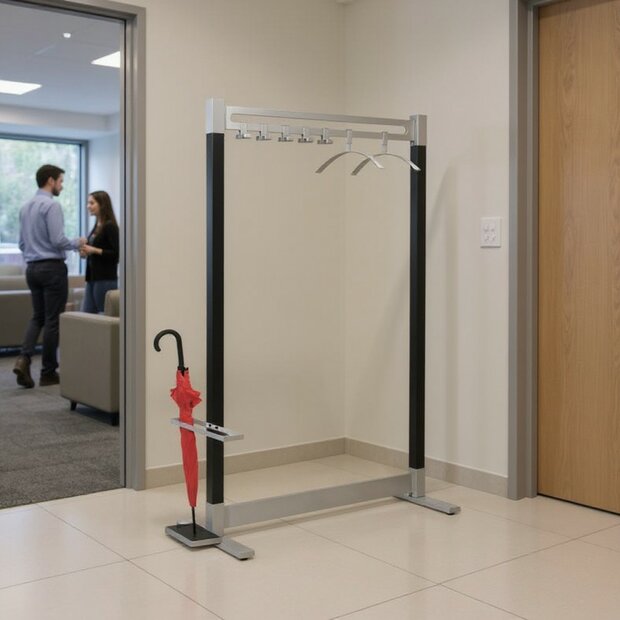 Kerkmann - Kapstok Montana staande kapstok breed met kleerhangers