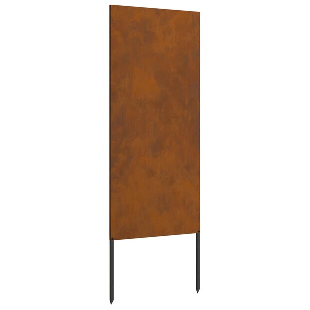 Tuin Privacy Screen Fretwerk Roestig 50 x 140 cm Cortenstaal