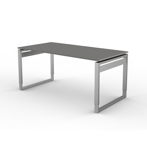 Kerkmann - Bureau Workspace 160cm grijs hoogte verstelbaar