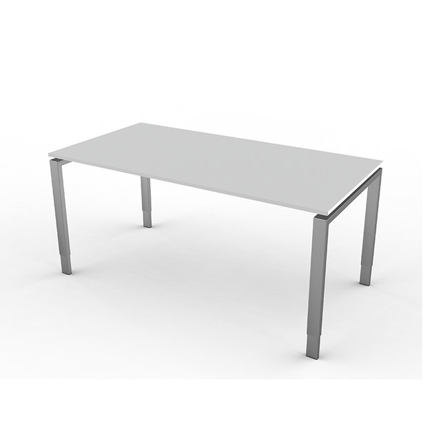 Kerkmann - Eettafel Beta 160cm licht grijs hoogte verstelbaar