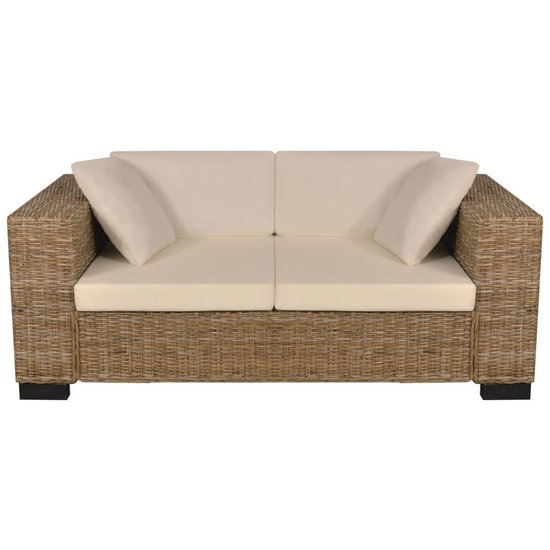 Bank Jan 2-zits rotan naturel