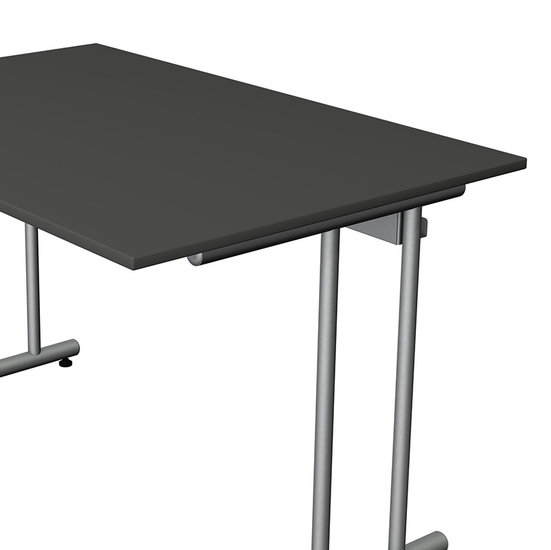 Kerkmann - Bureau Profi antraciet 120x80 cm