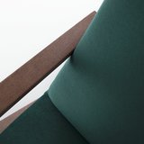 Sternzeit-design - Fauteuil Retrostar velvet groen vintage design