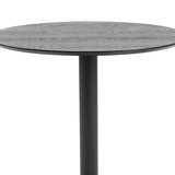 Meubelen-Online - Eettafel Norma rond 80cm zwart