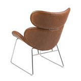 Fauteuil Bee bruin moderne design stoel achterkant