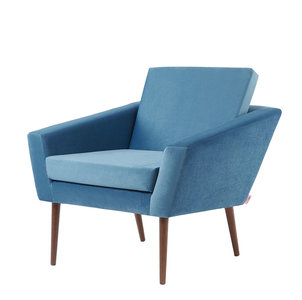 Sternzeit-design - fauteuil Supernova - stof velvet turquoise