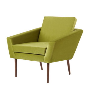 Sternzeit-design - fauteuil Supernova - stof velvet appel groen