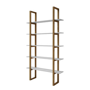 Boekenkast Store eiken met witte planken Boekenkast Store eiken met witte planken